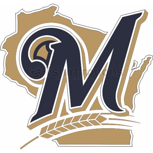 Milwaukee Brewers T-shirts Iron On Transfers N1716 - Click Image to Close